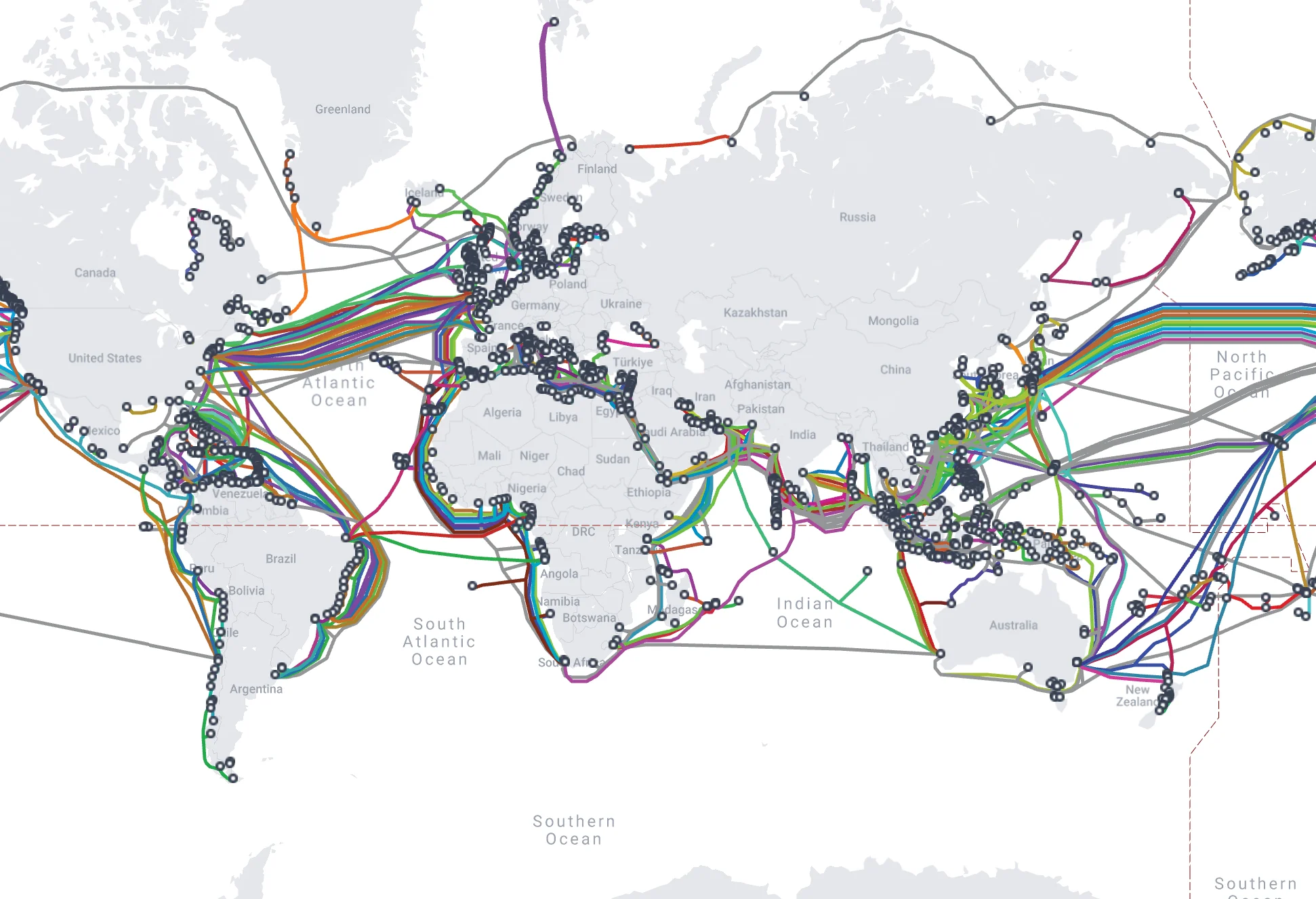 Submarine Cable Map